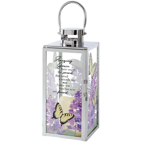 Amazing Grace Chrome Art Lantern