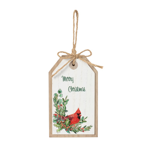 Cardinal Tag Ornament