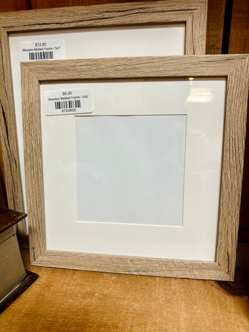 Wooden Matted Frame