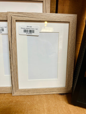 Wooden Matted Frame