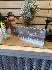 Wooden Christmas Block