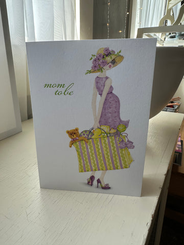 A Mom To Be Baby Shower Card