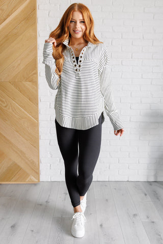 Striped Serendipity Pullover