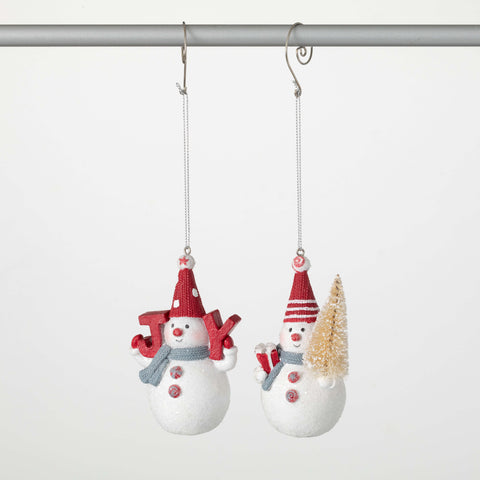 Whimsical Snowman Ornament