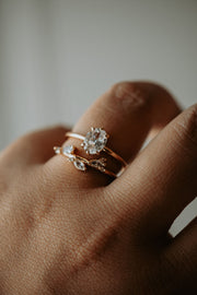 Raya 2PC Champagne Gold Ring Set