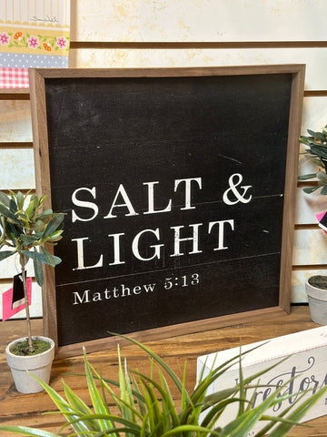 Salt & Light Sign